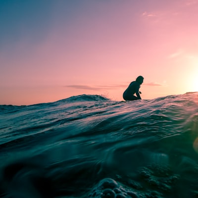Blue skies, warm water